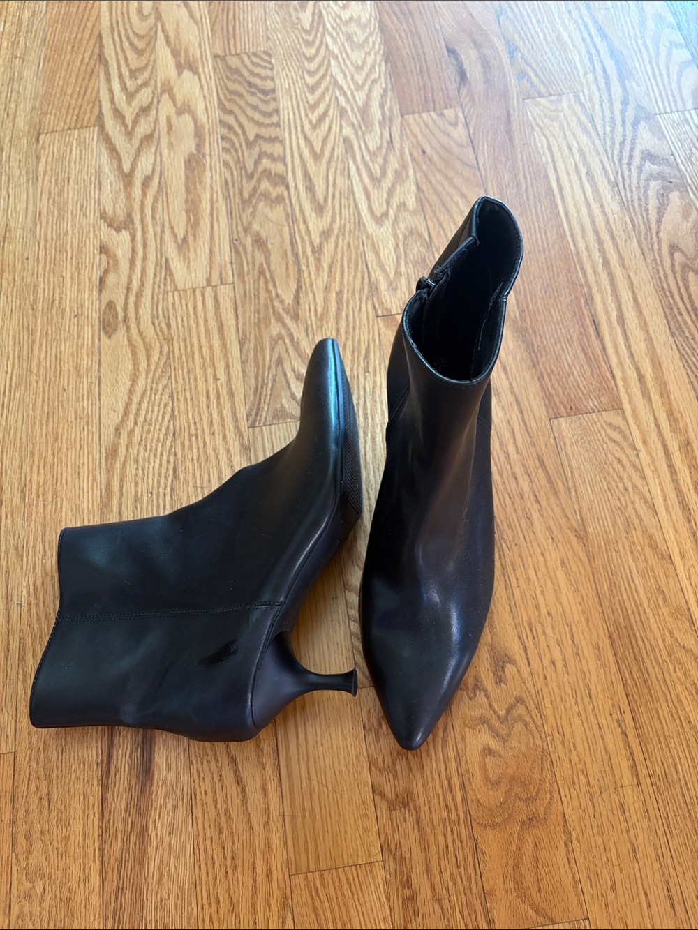 Rachel Zoe Black Pointed Toe Ankle Booties